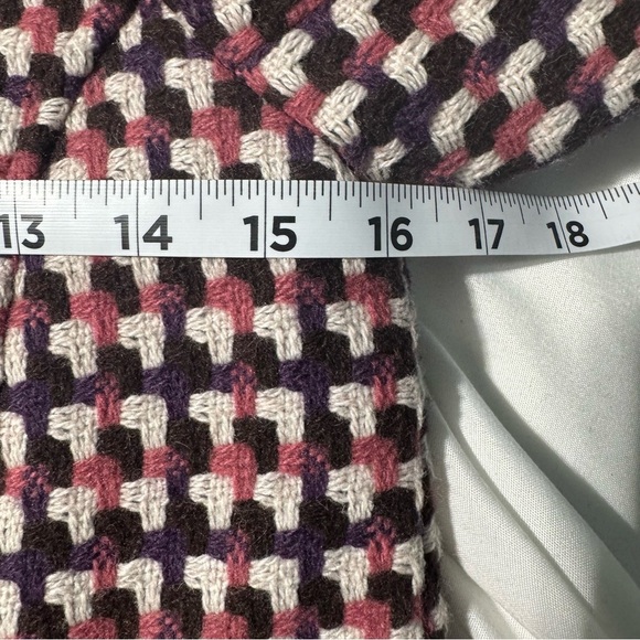 Casade Kelvin Pea Jacket Purple Pink and White Wool Bend Size XS (1) (Juniors) - Picture 14 of 16